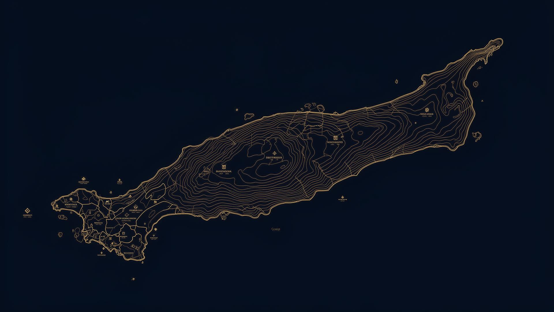 Sazan Island masterplan map